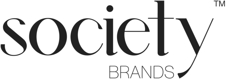 Society Brands logo on dark background